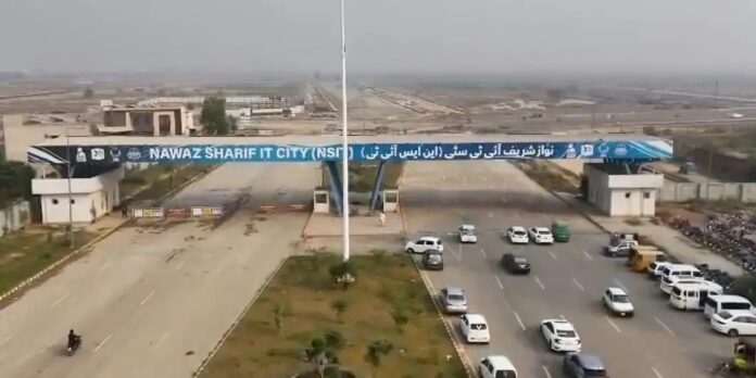 سی بی ڈی پنجاب این ایس آئی ٹی سٹی لاہور آئی ٹی سٹی تعمیر آسفالٹ ترقی 2025