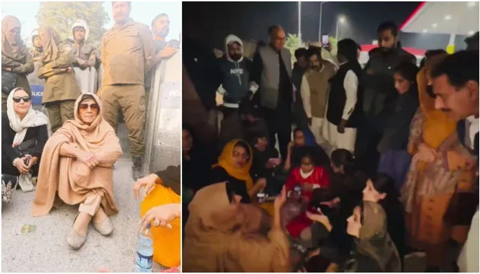 اڈیالہ جیل کے باہر احتجاج اختتام پذیر، علیمہ خان سمیت کئی کارکنوں کی رہائی عمل میں آگئی