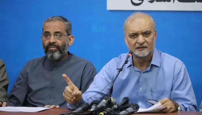 جماعت اسلامی کا بی آر ٹی پروجیکٹ بند کرنے اور پرانا یونیورسٹی روڈ بحال کرنے کا مطالبہ