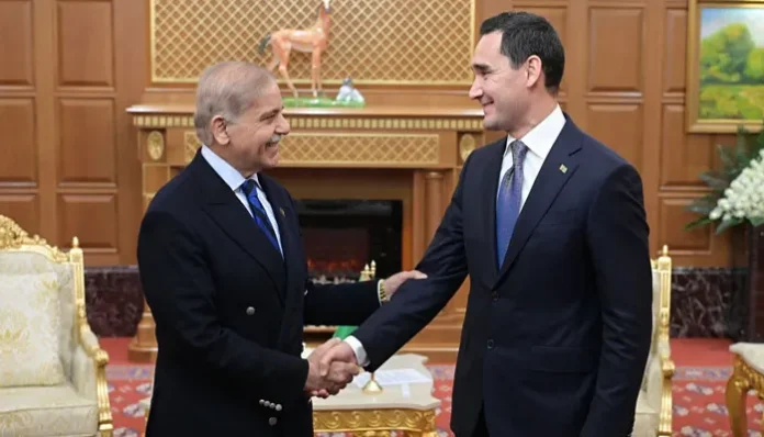 وزیراعظم کی ترکمانستان کے صدر سے ملاقات؛ تجارتی تعلقات مضبوط بنانے پر اتفاق